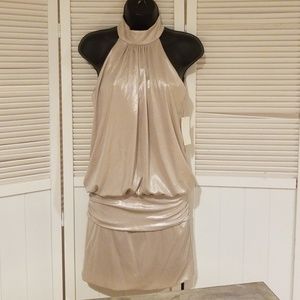 Gold Party Dress size 5/6 NWT